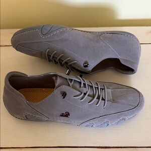 Gray Casual Men's Driving Shoes